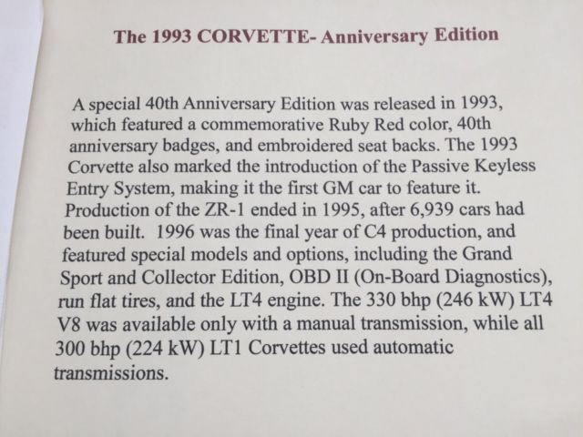 1993 Chevrolet Corvette - photo 12