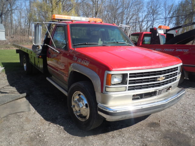 1993 Chevrolet 3500HD Tow Truck, Roll Back, Flat Bed, Wrecker, 6.5 Turbo Diesel 1993 Chevrolet C/K Pickup 3500 3500HD