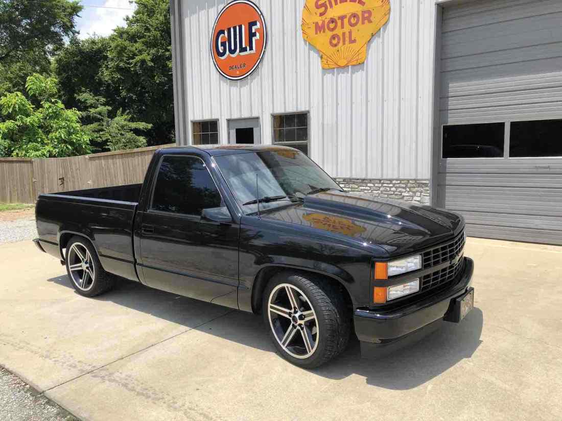 1993 Chevrolet C1500 Pickup Black RWD Automatic C1500 1993 Chevrolet C1500 C1500