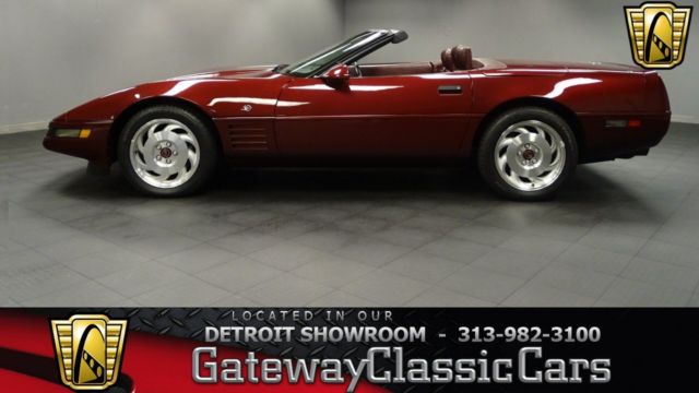 1993 Chevrolet Corvette 19074 Miles Ruby Red Convertible 5.7L V8 MPI OHV 16V 4 1993 Chevrolet Corvette