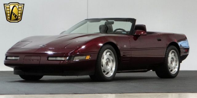 1993 Chevrolet Corvette 9647 Miles Ruby Red Metallic Convertible 8 Cylinder Eng 1993 Chevrolet Corvette