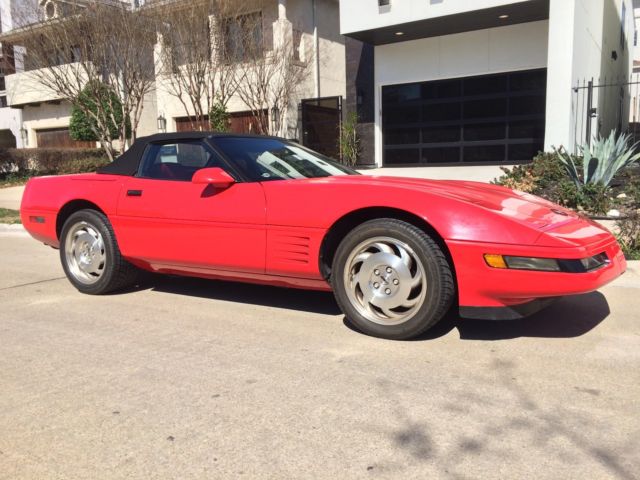 1993 Chevrolet Corvette convertable 40th Anniversary car with 32k original miles 1993 Chevrolet Corvette