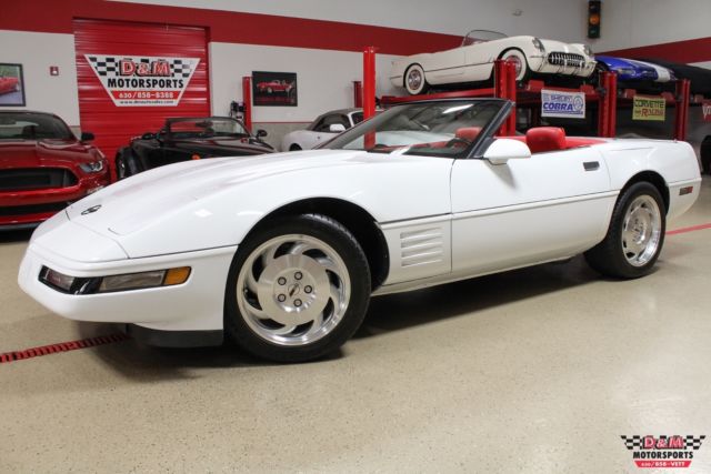 1993 Chevrolet Corvette Convertible 49013 Miles Arctic White 1993 Chevrolet Corvette Convertible