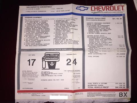 1993 Chevrolet Corvette Convertible - photo 13