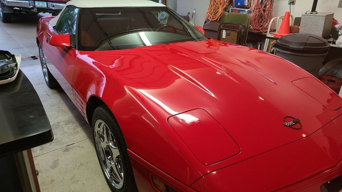 1993 Chevrolet Corvette Convertible Red RWD Automatic 1993 Chevrolet Corvette