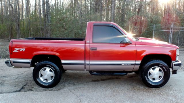 1993 Chevy 4x4 Z71 75K MILE C/K 1500 C-10 Silverado swb Single Cab Pickup TrucK 1993 Chevrolet C/K Pickup 1500 LT 4X4 Z71 C/K 1500 C-10 SILVERADO TRUCK