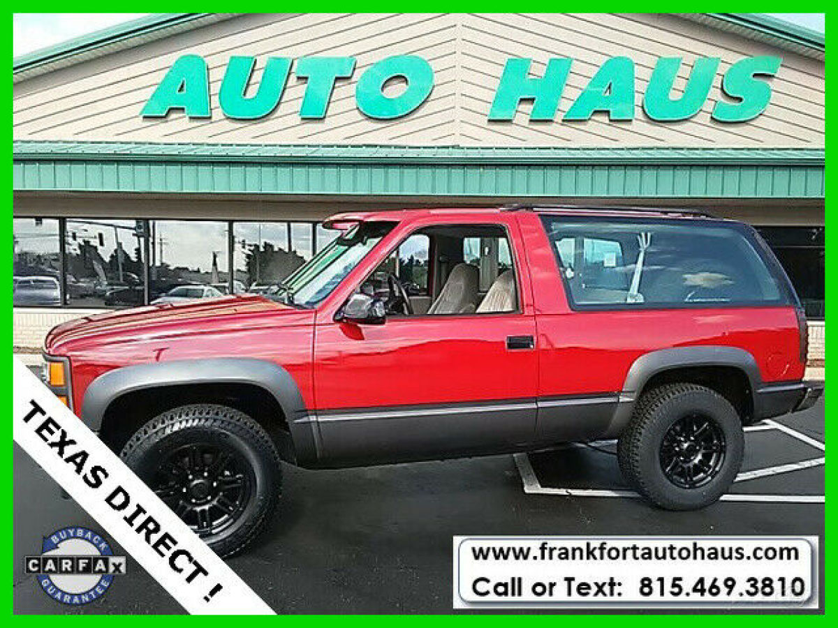 1993 Cheyenne Used 5.7L V8 16V Manual 4WD SUV 1993 Chevrolet Blazer Cheyenne