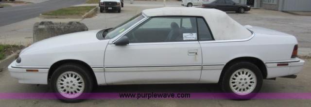 1993 Chrysler Lebaron Convertable 1993 Chrysler LeBaron