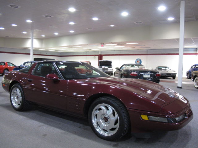 1993 Corvette 40th Anniversary Edition Ruby Red One Owner with Only 16,700 Miles 1993 Chevrolet Corvette