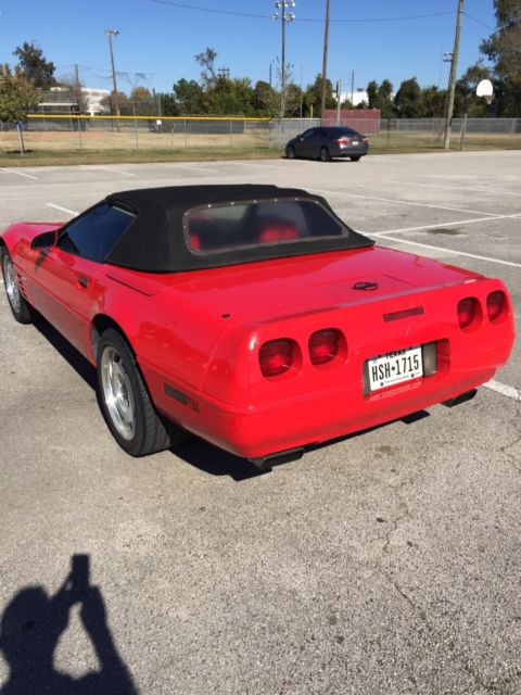 1993 Chevrolet Corvette Red and black - photo 2