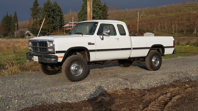 1993 DODGE 250 1st Gen. 4x4 5.9 Cummins Lift 162214 Miles Truck 1993 Other Makes G80 LE