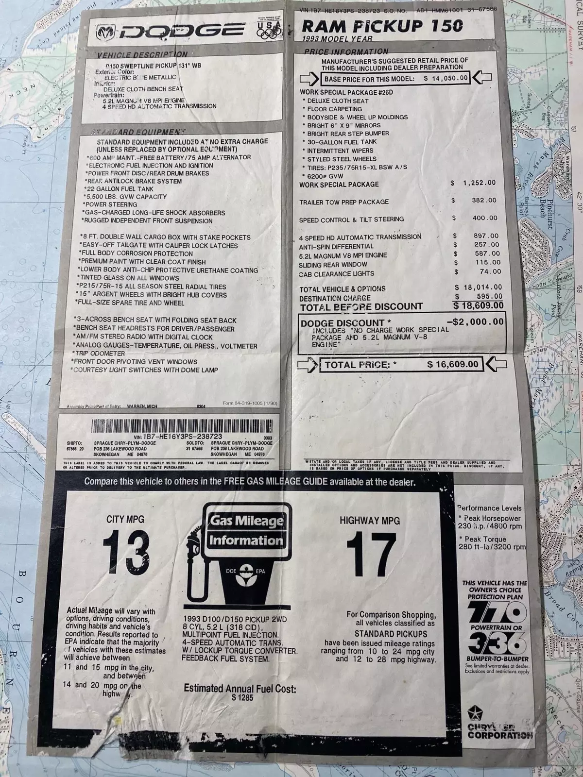 1993 Dodge D-Series D150 - photo 2