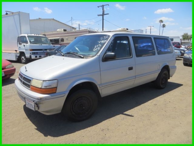 1993 Dodge Grand Caravan Used 3L V6 12V Automatic Minivan/Van NO RESERVE 1993 Dodge Grand Caravan