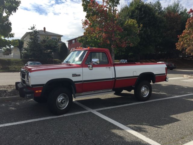 1993 Dodge Ram 2500 LE Diesel Regular Cab 4x4 Only 42,475 1993 Dodge Ram 2500