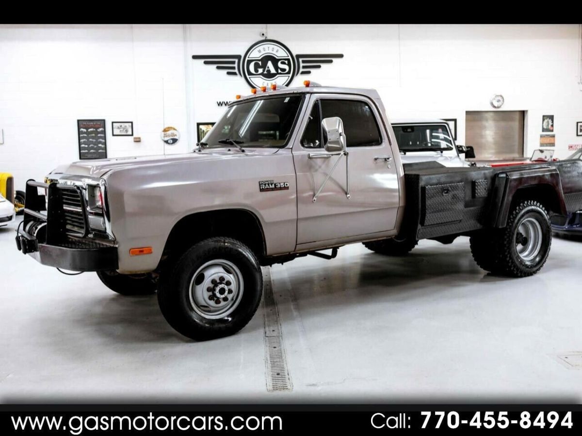 1993 Dodge RAM 350 Reg. Cab FlatBed 4WD 1993 Dodge Other Pickups Reg. Cab FlatBed 4WD