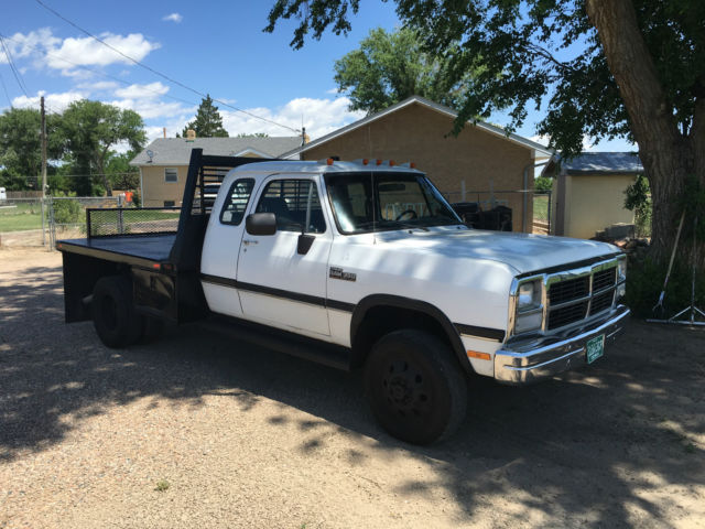 1993 Dodge Ram 3500 4x4 Cummins turbo Diesel Manual Dually 1993 Dodge Ram 3500