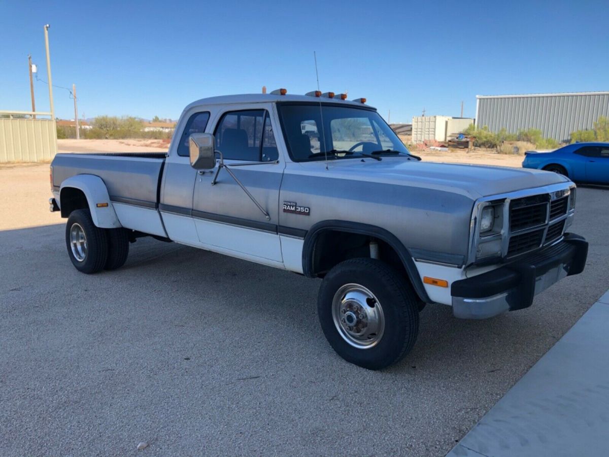 1993 Dodge Ram Club Cab Cummins W350 Dually 1993 Dodge Ram 3500 LE