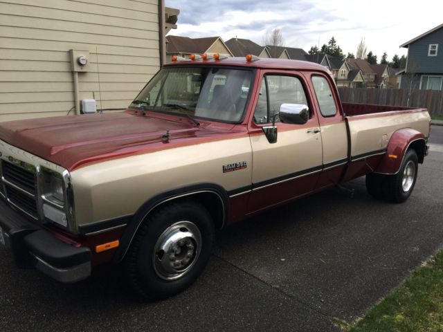 1993 dodge ram D350 12 valve cummins diesel 1993 Dodge Ram 3500
