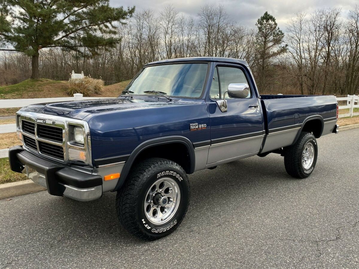1993 DODGE RAM W250 LE 5.9L CUMMINS DIESEL 74K ACTUAL MILES 4X4 RARE BUY IT NOW! 1993 Dodge Ram 2500 LE