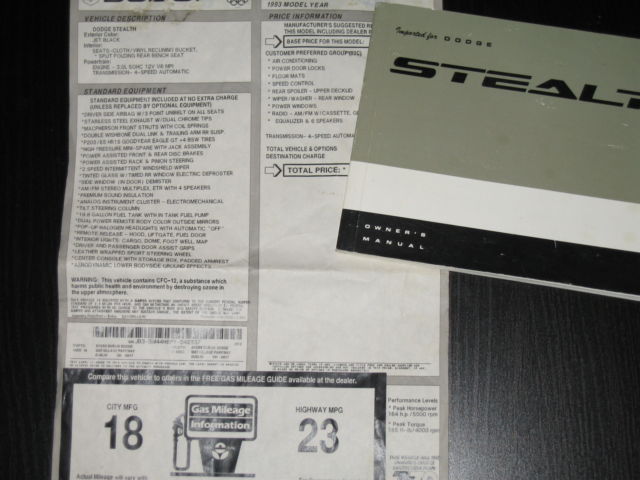 1993 Dodge Stealth ES Hatchback 2-Door - photo 12