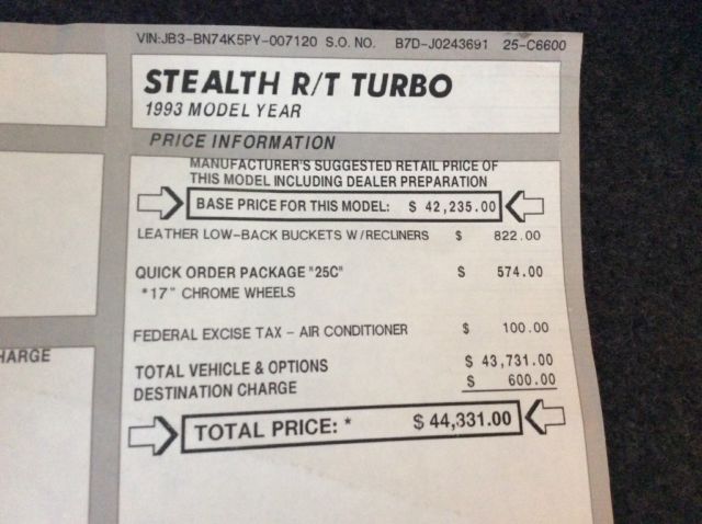 1993 Dodge Stealth RT Twin Turbo - photo 10