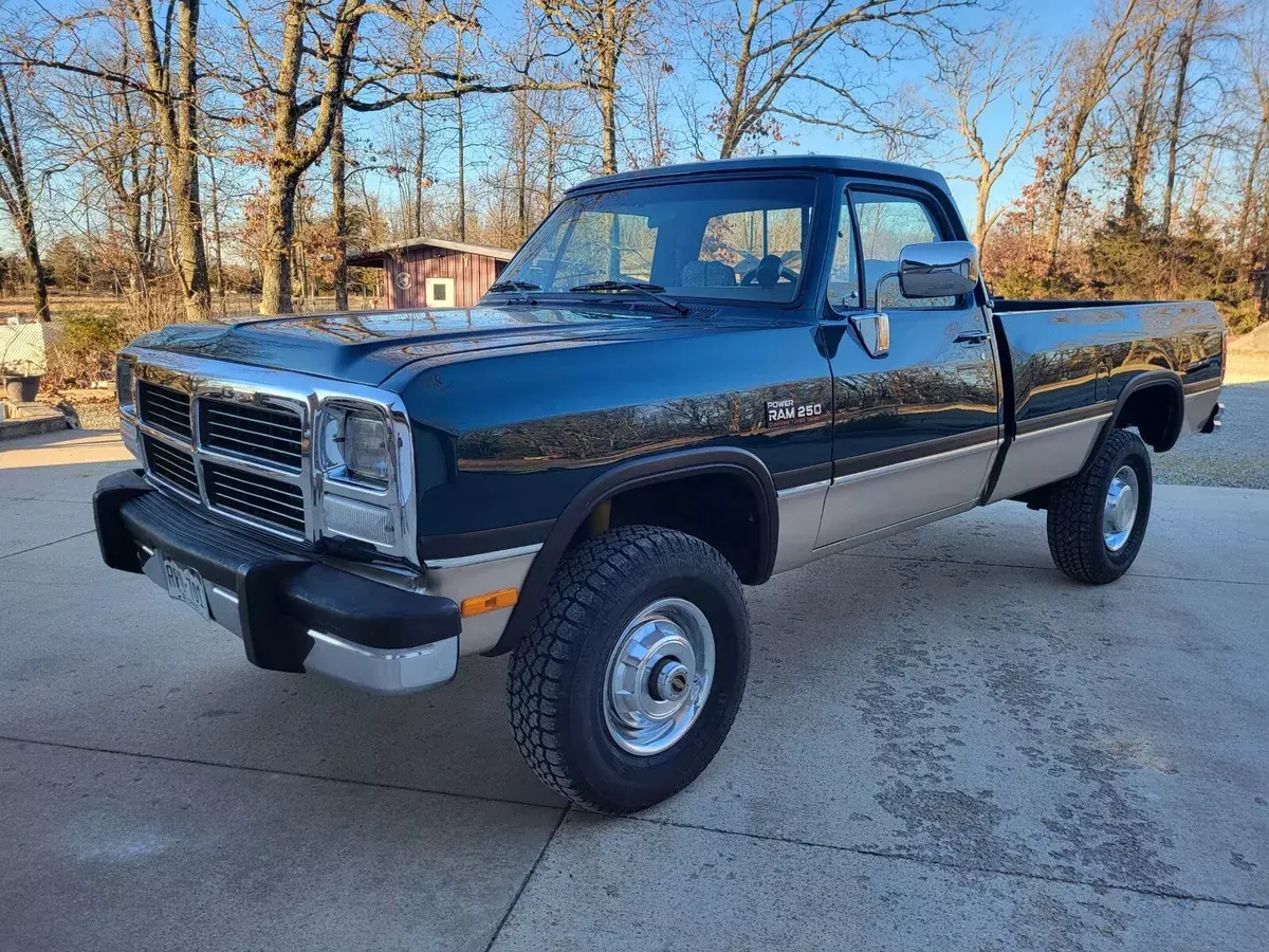 1993 Dodge W-Series Pickup Green 4WD Manual W200 1993 Dodge W-Series W200