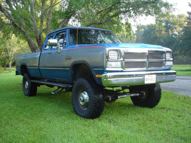 1993 Dodge W250 4x4 Diesel 1993 Dodge Ram 3500 LE