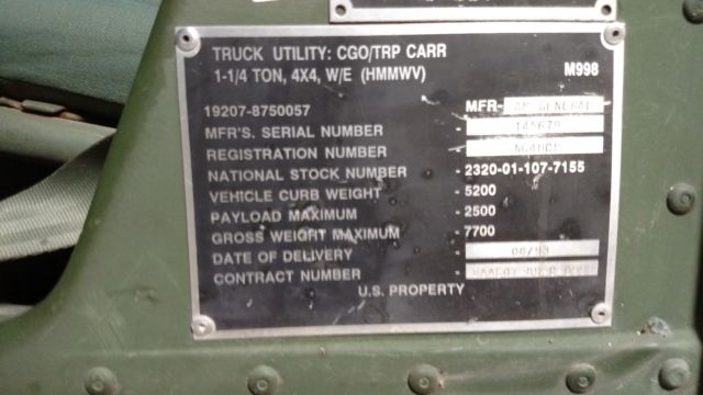 1993 Hummer H1 - photo 12