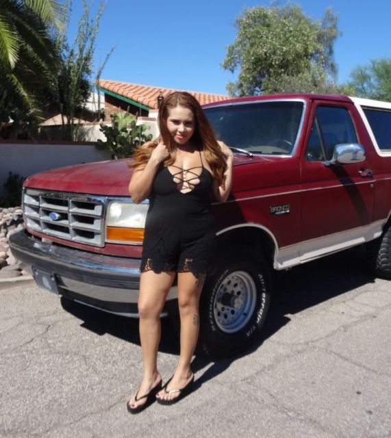 1993 Ford Bronco 4wd Eddie Bauer Edition AC convertible rust free AZ survivor 80 1993 Ford Bronco Eddie Bauer