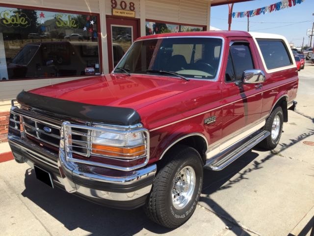 1993 Ford Bronco, 5.8, Low Miles, 1 Owner, Very Very Nice Eddie Bauer 1993 Ford Bronco