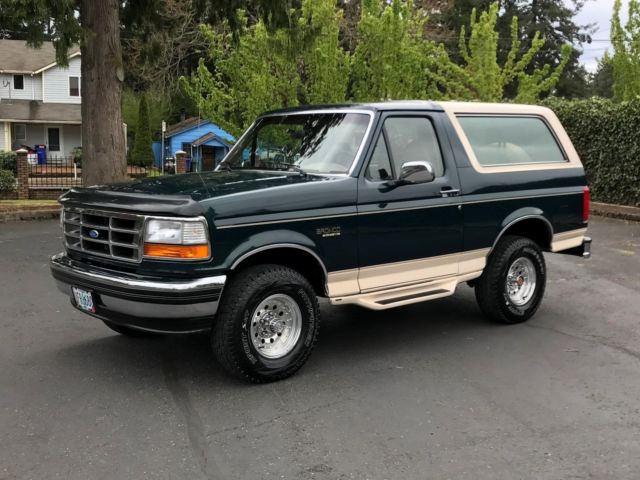 1993 Ford Bronco Eddie Bauer 4x4 2dr SUV 5.8'Liter V8 Eng' 91k Miles RUST FREE 1993 Ford Bronco Eddie Buaer