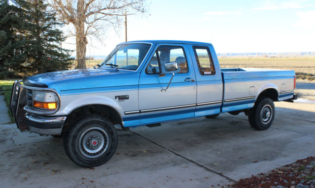 1993 Ford F-250 XLT 4x4 7.3 Diesel Turbo IDI 5-Speed Extended Cab Pickup Truck 1993 Ford F-250 XLT