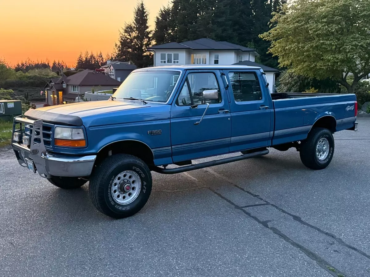 1993 Ford F-350 4x4 XL Crew Cab Nice Condition 100% Rust Free 1993 Ford F-350 Ford F350 4x4 Crew Cab