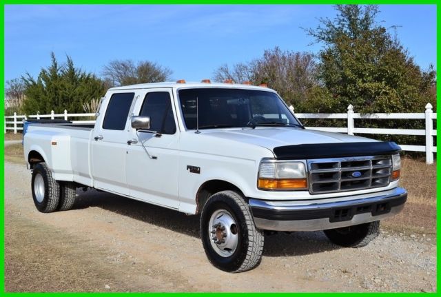 1993 Ford F-350 7.3L Turbo Diesel Crew Cab Dually, Perfect Carfax, F250 Pickup 1993 Ford F-350 XL