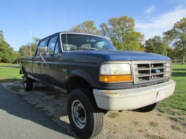 1993 Ford F-350 XL Crew Cab Long Bed 4x4 F350 XL F350 92 94 95 96 97 91 OBS 1993 Ford F-350 XL