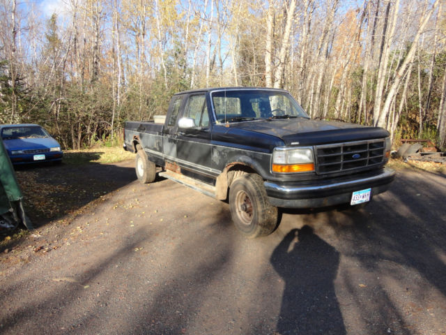1993 Ford F150 4x4 extended cab 8' box 1993 Ford F-150 XLT