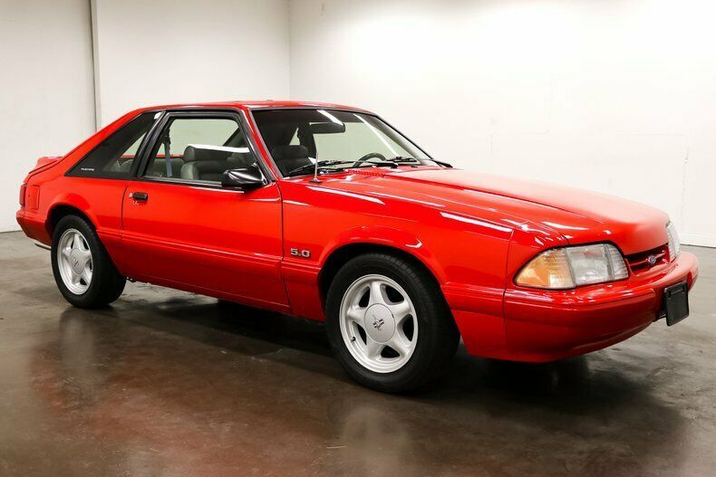 1993 Ford Mustang 24259 Miles RED Coupe 5.0 5 Speed Manual 1993 Ford Mustang