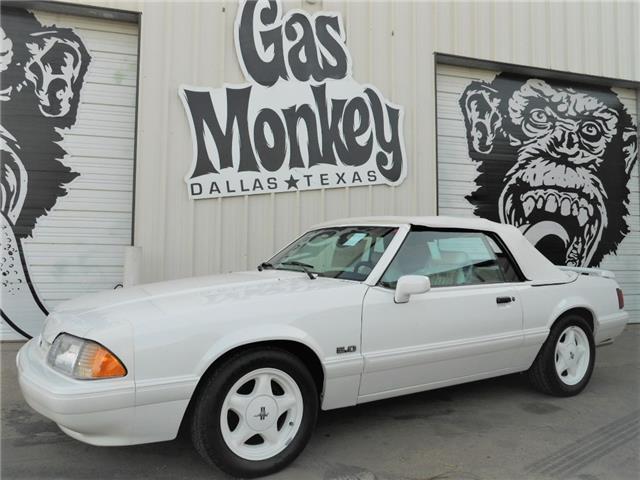 1993 Ford Mustang 5.0 Conv. Time Capsule Only 167 Miles by Gas Monkey Garage 1993 Ford Mustang LX