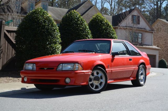 1993 Ford Mustang Cobra Cobra 18,877 Miles Red Hatchback 8 Manual 1993 Ford Other Pickups Cobra