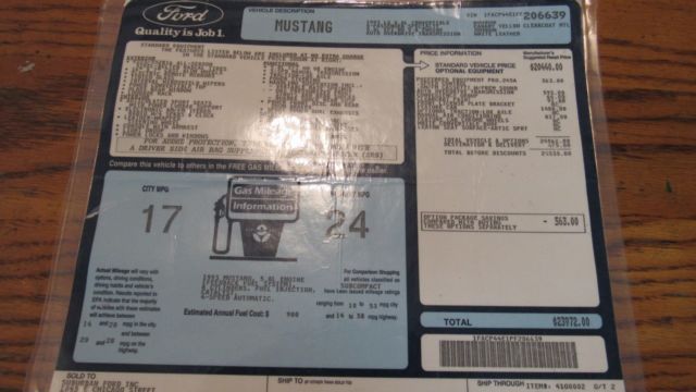 1993 Ford Mustang Limited Edition - photo 12