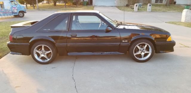 1993 Ford Mustang Gt 302 Motor Black 86k Miles Very Good Condition 1993 Ford Mustang GT