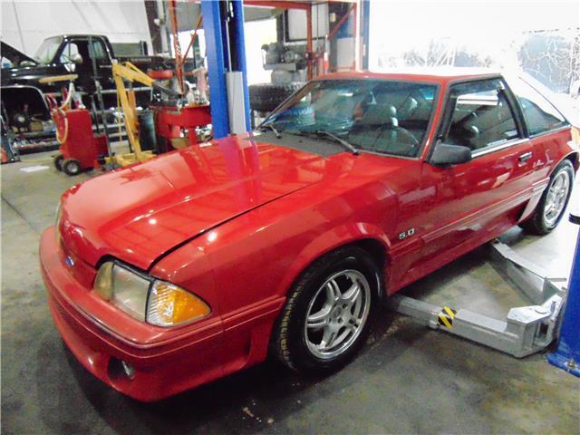 1993 Ford Mustang GT 54,000 Miles RED 8 Cylinder Engine 5.0L/302 Manual 1993 Ford Mustang GT