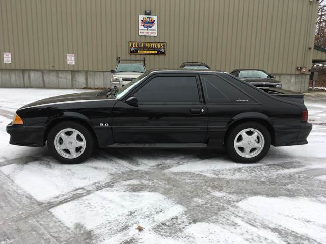 1993 FORD MUSTANG GT BLK ON BLK 1 OWNER FL TITLE RARE AMAZING SHAPE! 1993 Ford Mustang GT 2dr Hatchback