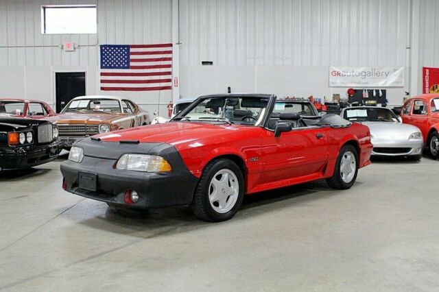 1993 Ford Mustang GT Convertible 101884 Miles Red Convertible 5.0L V8 5-Speed Ma 1993 Ford Mustang Convertible