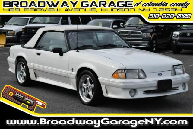 1993 Ford Mustang GT Convertible 5 spd. Triple White only 35k ! 1993 Ford Mustang GT