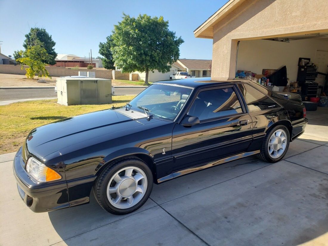 1993 Ford Mustang Hatchback Black RWD Manual COBRA 1993 Ford Mustang COBRA