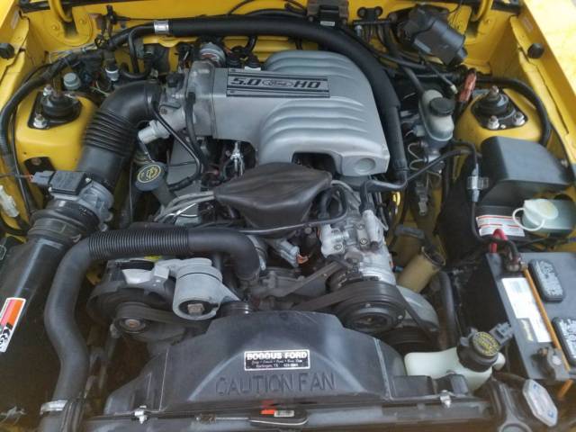 1993 Ford Mustang yellow - photo 2