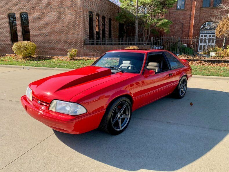 1993 Ford Mustang lx 5.0 Red Hatchback 331 V8 5 Speed Manual 1993 Ford Mustang