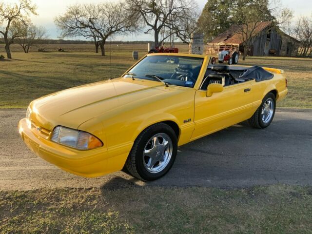 1993 Ford Mustang Rare Feature Car, 5.0 HO, 5-Speed 86835 Miles Canary Yellow Me 1993 Ford Mustang Rare Feature Car, 5.0 HO, 5-Speed