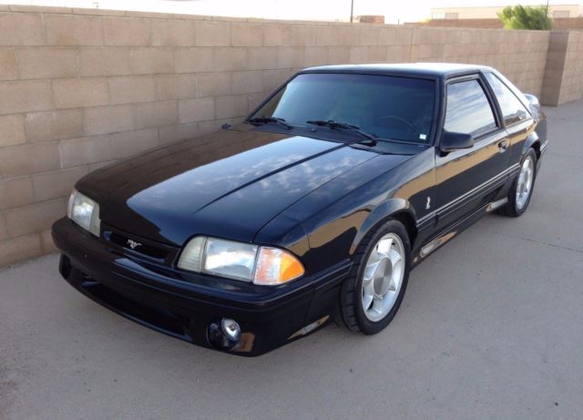 1993 Ford Mustang SVT Cobra black w/ grey leather AFR heads 1993 Ford Mustang